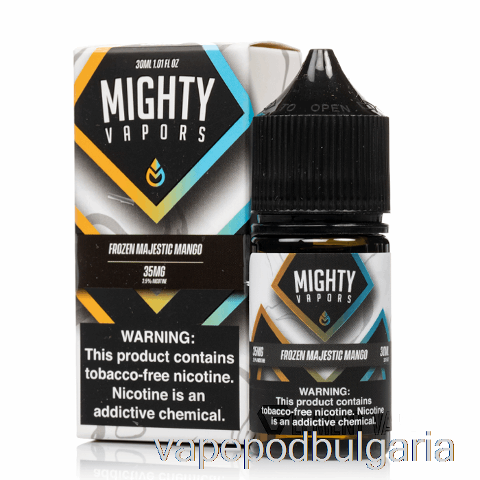 Vape 10000 Дръпки замразено величествено манго - могъщи изпарения соли - 30ml 35mg